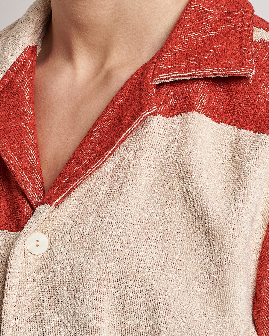 Men | Shirts | OAS | Terry Cuba Short Sleeve Shirt Amber Dune