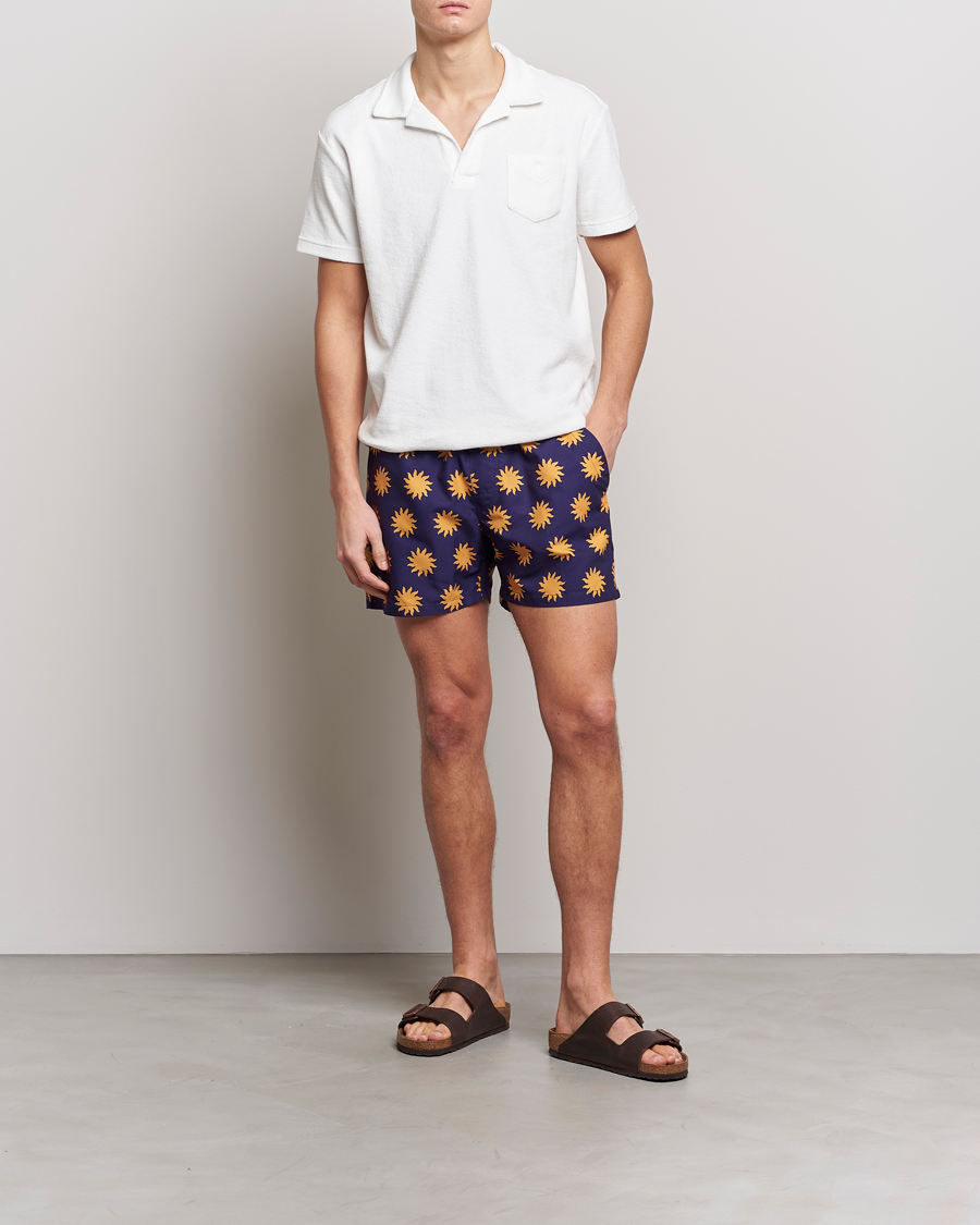 Men | Swimwear | OAS | Printed Swimshorts Sunday Sun
