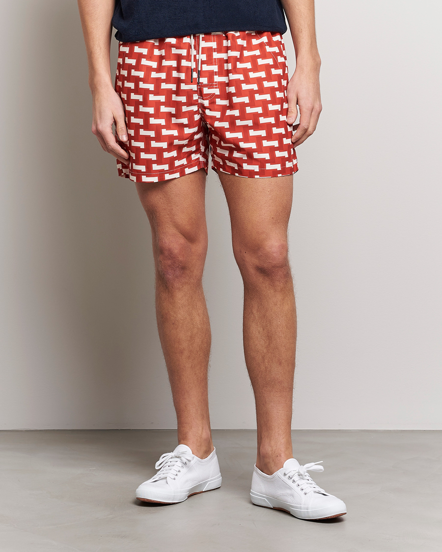 Men | Swimwear | OAS | Printed Swimshorts Layer Zig