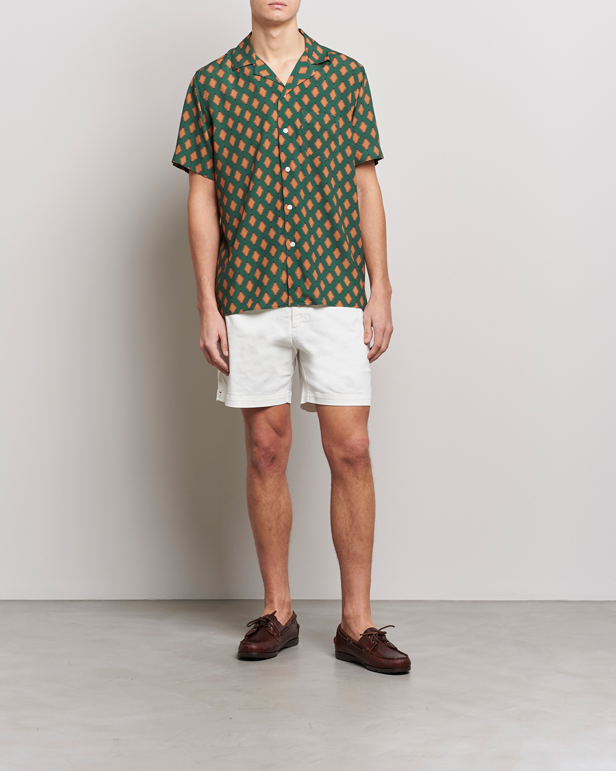 Men | Shirts | OAS | Viscose Resort Short Sleeve Shirt Smokin Rustic