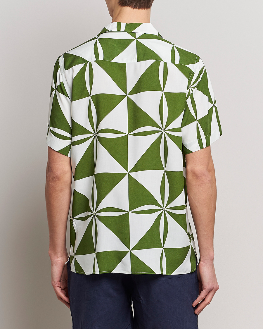 Men | Shirts | OAS | Viscose Resort Short Sleeve Shirt Bloomy Plateau