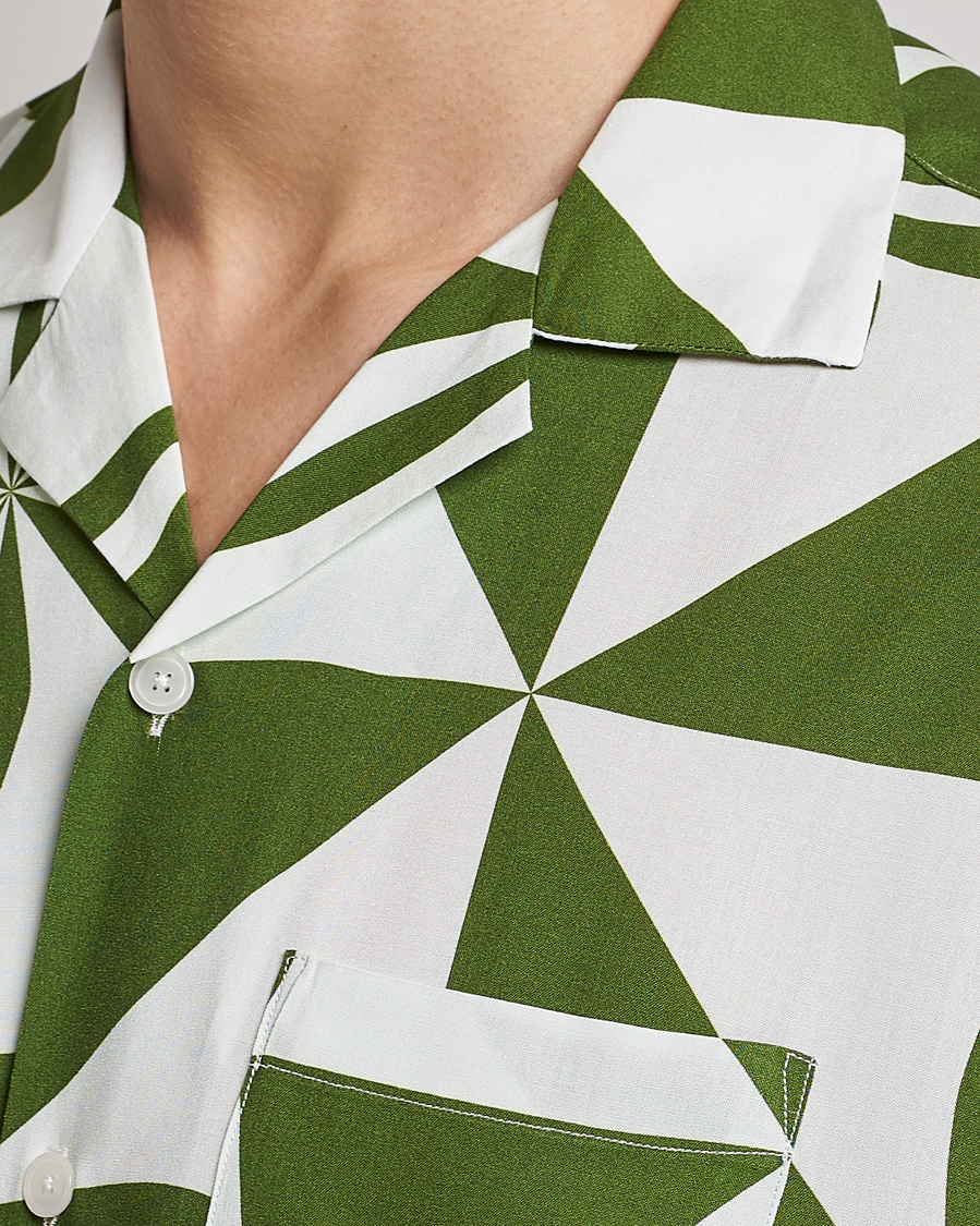 Men | Shirts | OAS | Viscose Resort Short Sleeve Shirt Bloomy Plateau