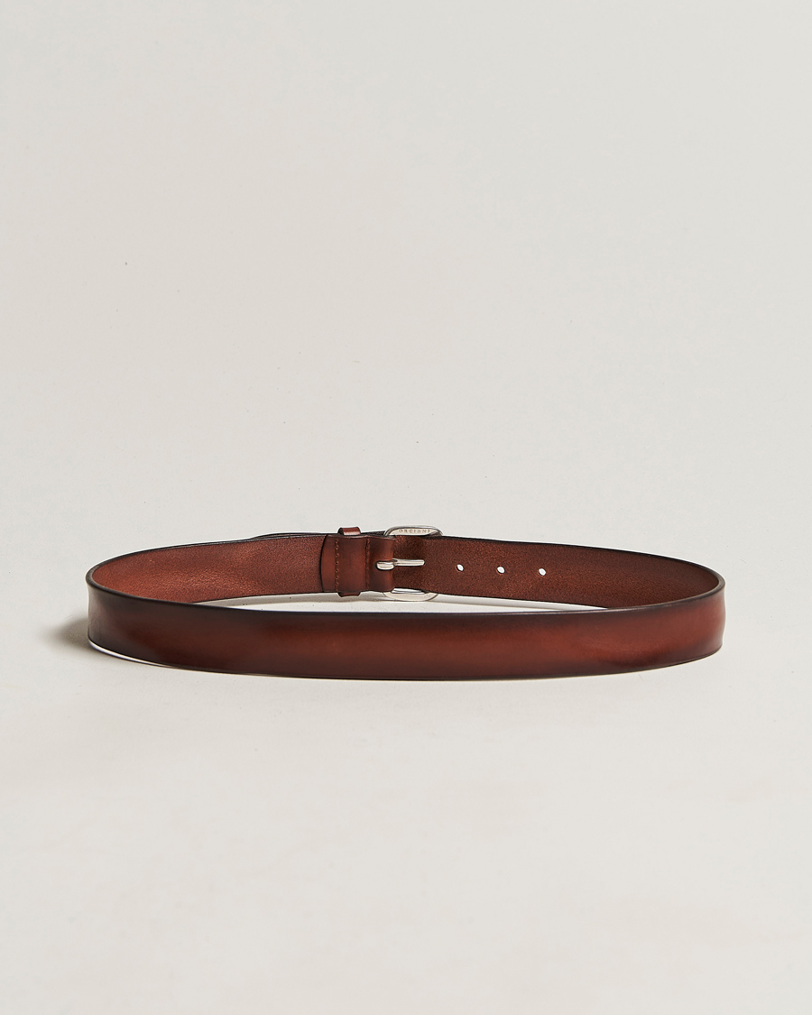 Men | Orciani Vachetta Soft Leather Belt 3,5 cm Brown | Orciani | Vachetta Soft Leather Belt 3,5 cm Brown