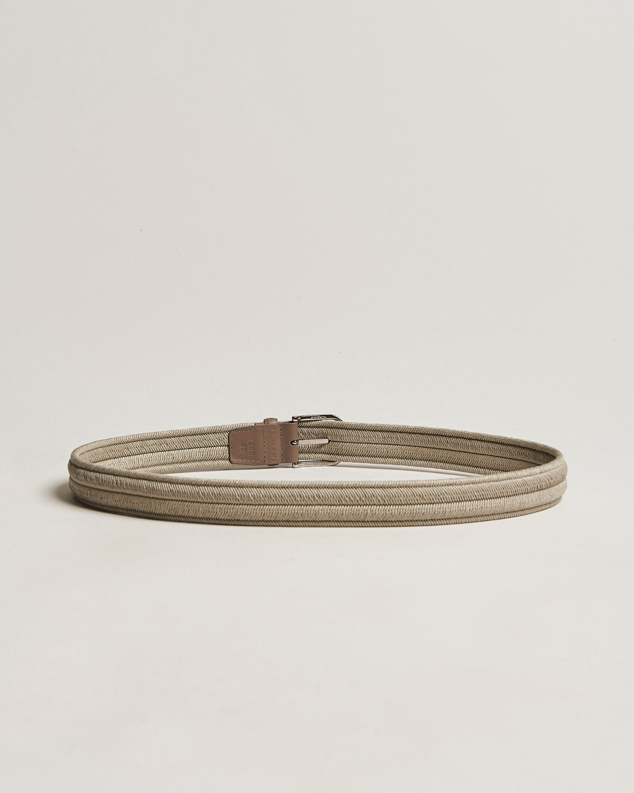 Men | Orciani Elasticated Belt 3,5 cm Grey | Orciani | Elasticated Belt 3,5 cm Grey