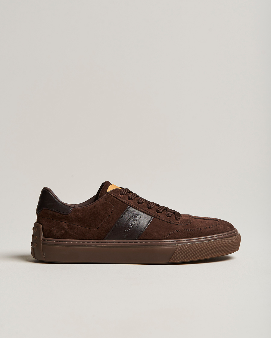 Men | Tod's Cassetta Sneakers Dark Brown Suede | Tod's | Cassetta Sneakers Dark Brown Suede