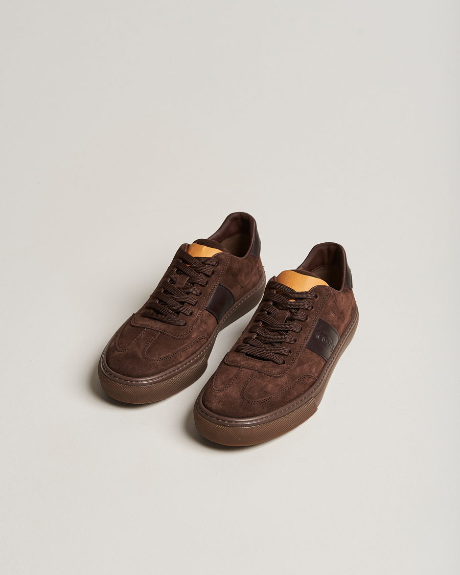 Men | Tod's | Tod's | Cassetta Sneakers Dark Brown Suede