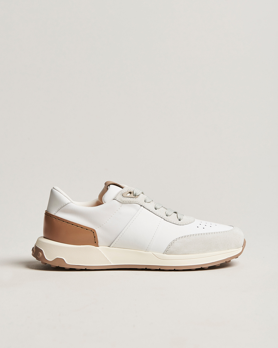 Men | Tod's Luxury Running Sneakers White Calf | Tod's | Luxury Running Sneakers White Calf