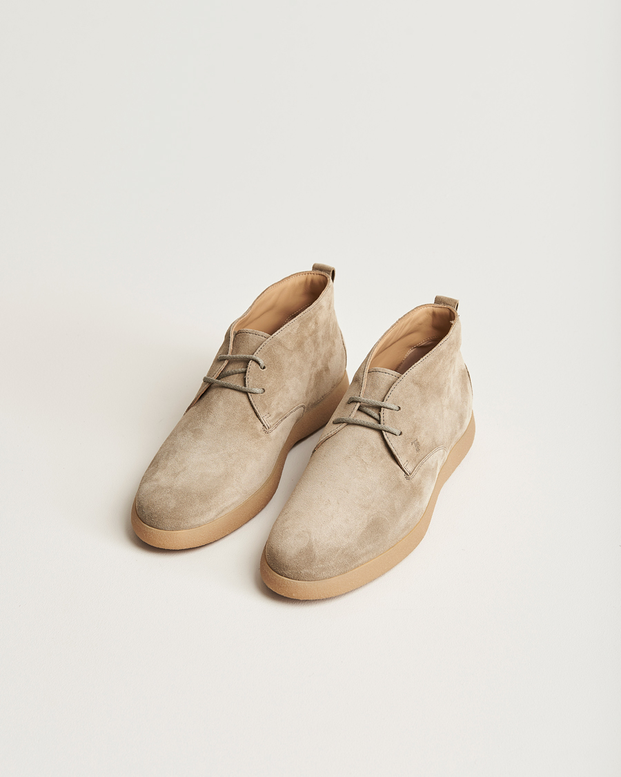 Men | Chukka Boots | Tod's | Gommino Chukka Boots Taupe Suede