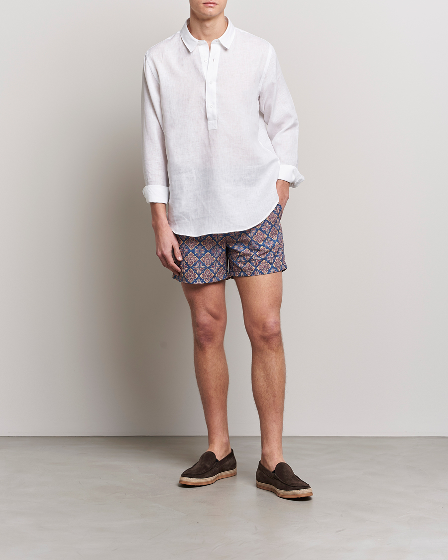 Men | Swimwear | Ripa Ripa | Printed Swimshorts Blue