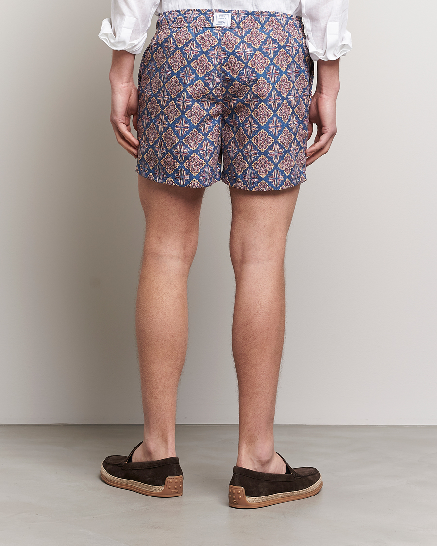 Men | Swimwear | Ripa Ripa | Printed Swimshorts Blue
