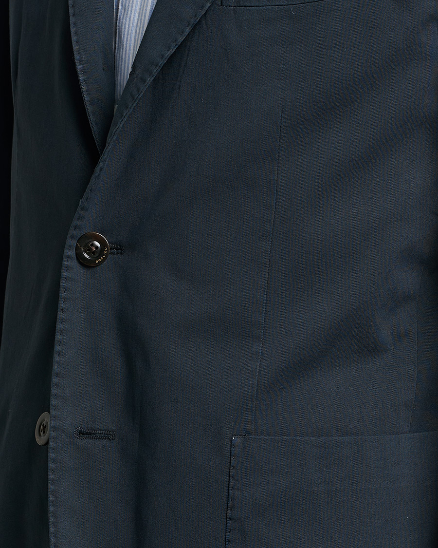 Men | Blazers | Boglioli | K Jacket Cotton Stretch Blazer Navy
