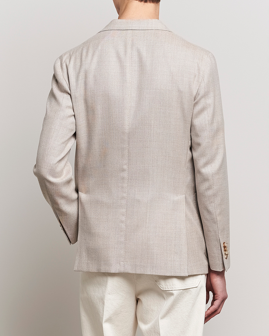Men | Blazers | Boglioli | K Jacket Wool Hopsack Blazer Beige