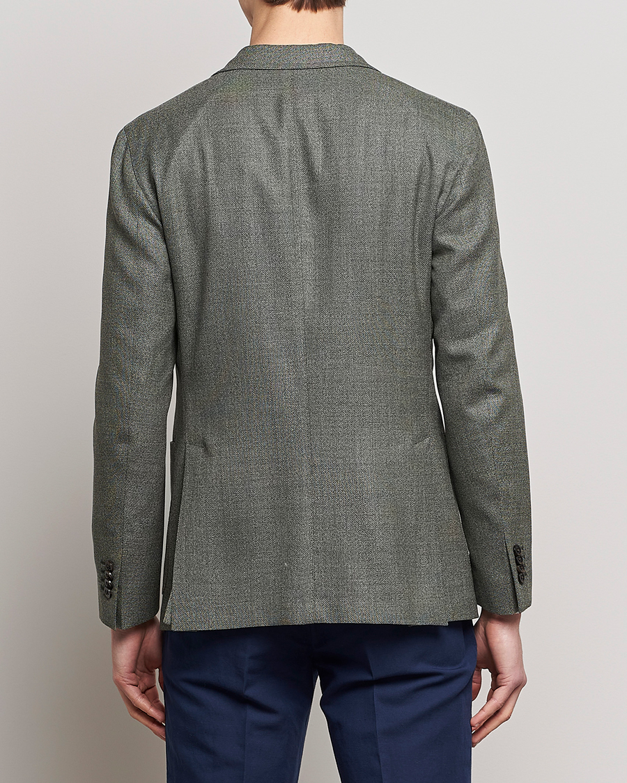 Men | Blazers | Boglioli | K Jacket Wool Hopsack Blazer Sage Green
