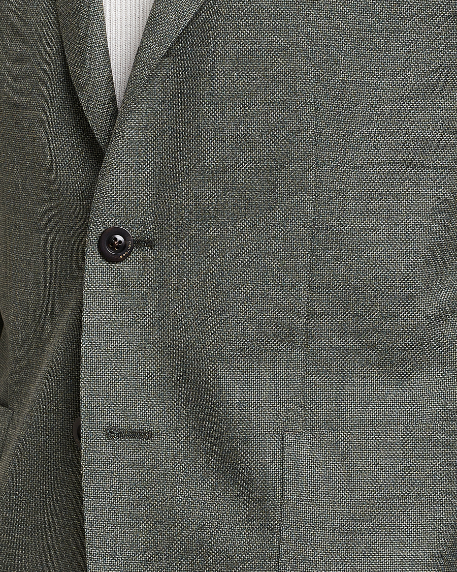 Men | Blazers | Boglioli | K Jacket Wool Hopsack Blazer Sage Green