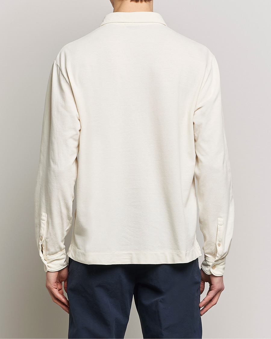 Men | Sweaters & Knitwear | Boglioli | Long Sleeve Polo Beige