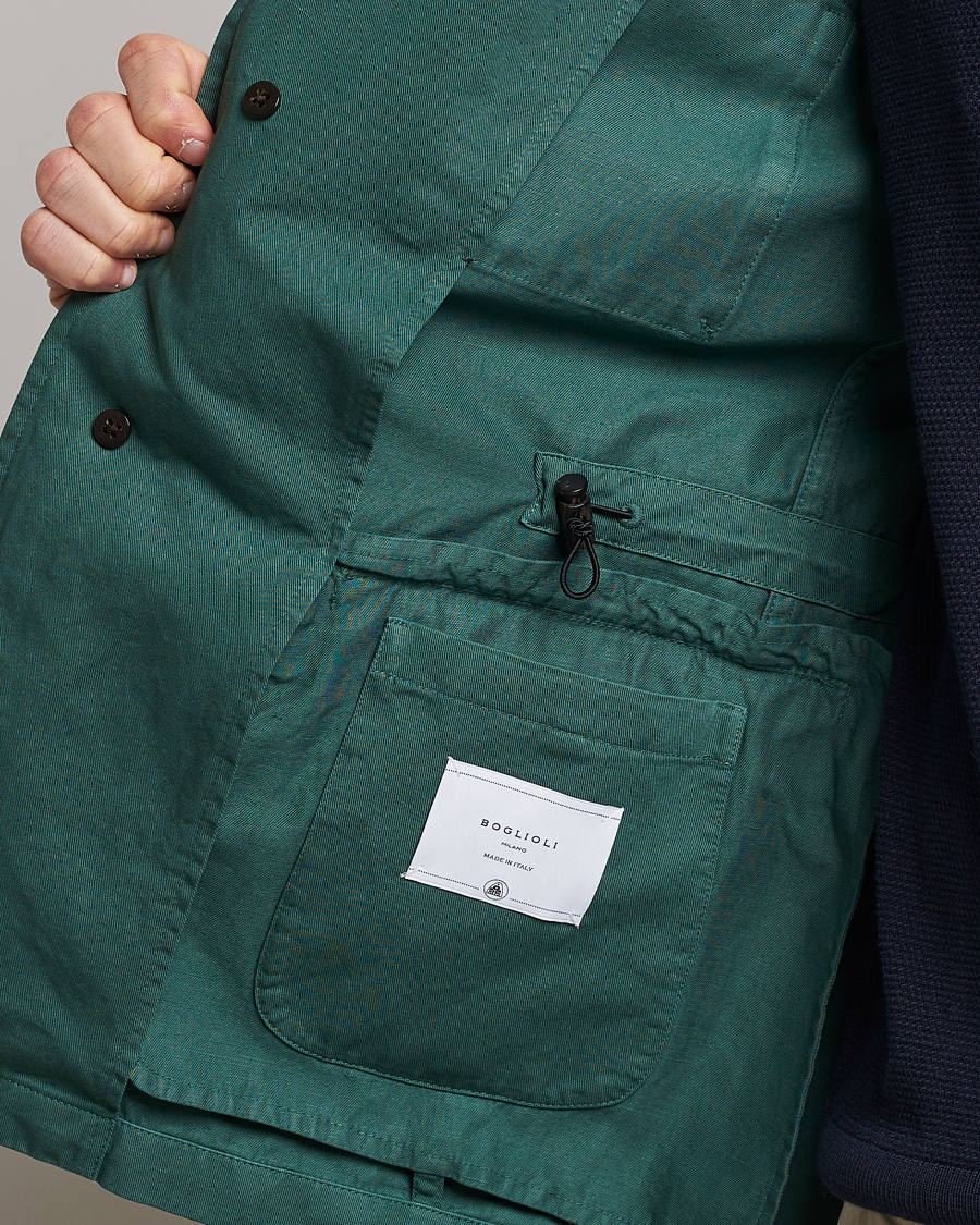 Men | Coats & Jackets | Boglioli | Field Jacket Dark Green