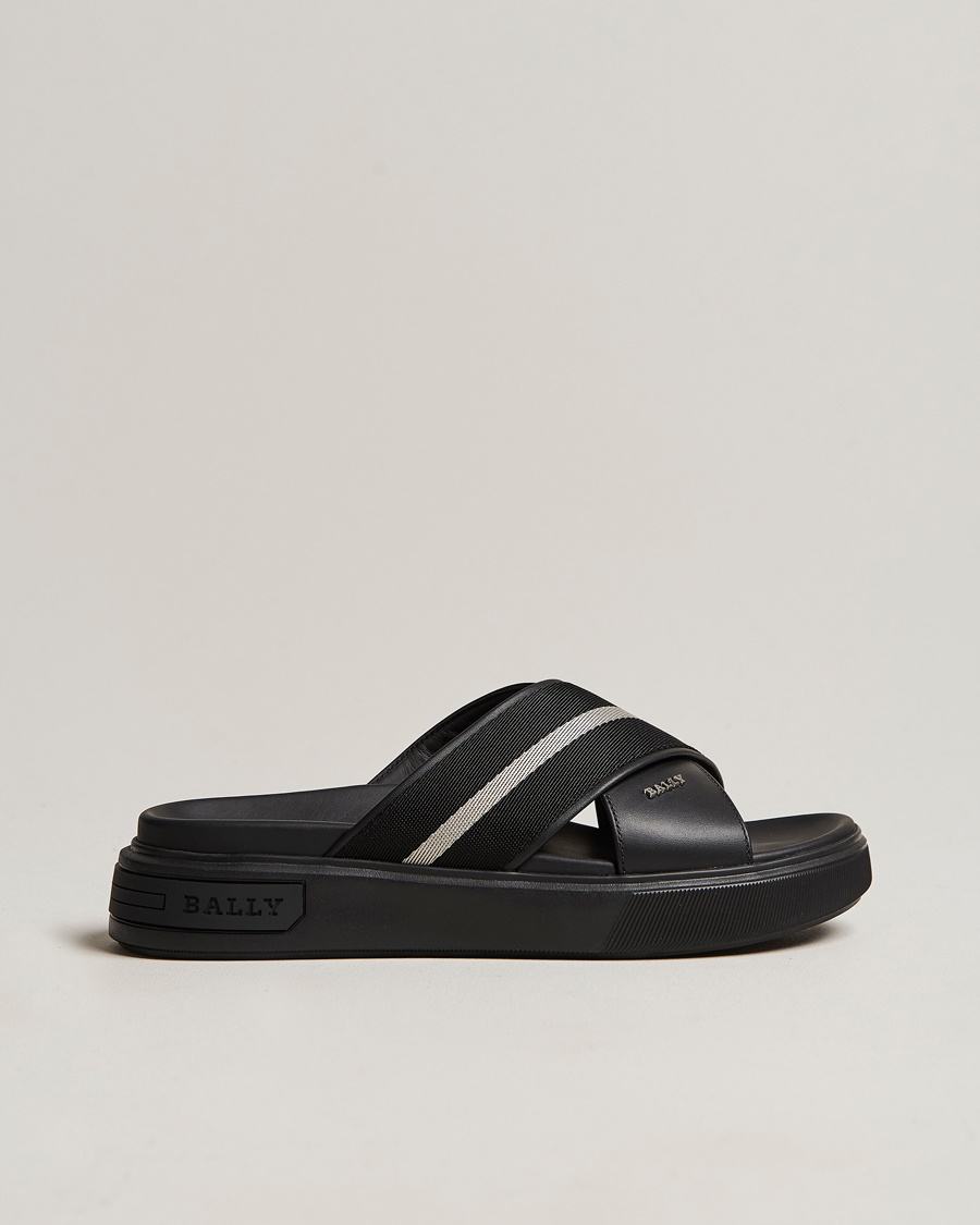Men | Bally Jake Sandal Black | Bally | Jake Sandal Black