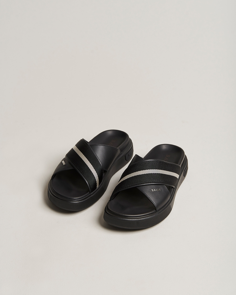 Men | Bally Jake Sandal Black | Bally | Jake Sandal Black