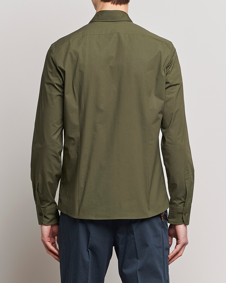 Men | Shirts | Mazzarelli | Safari Overshirt Olive