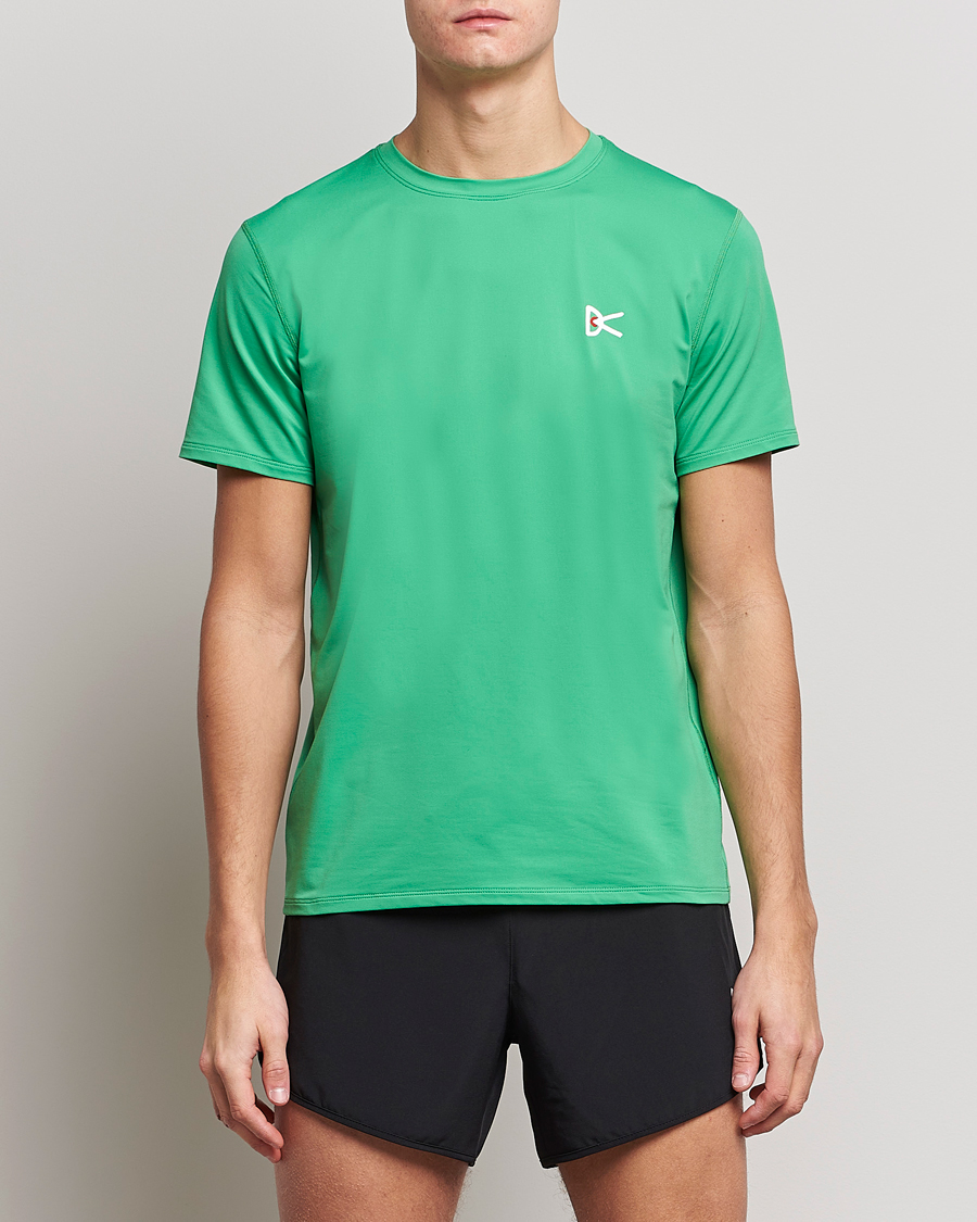 Men | New Brands | District Vision | Deva-Tech Short Sleeve T-Shirt Algae