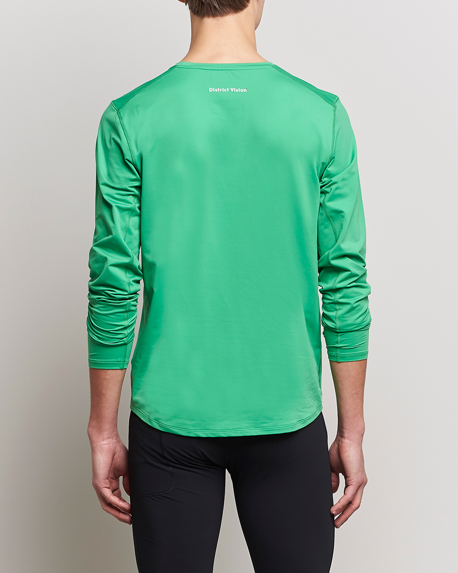 Men | T-Shirts | District Vision | Deva-Tech Long Sleeve T-Shirt Algae
