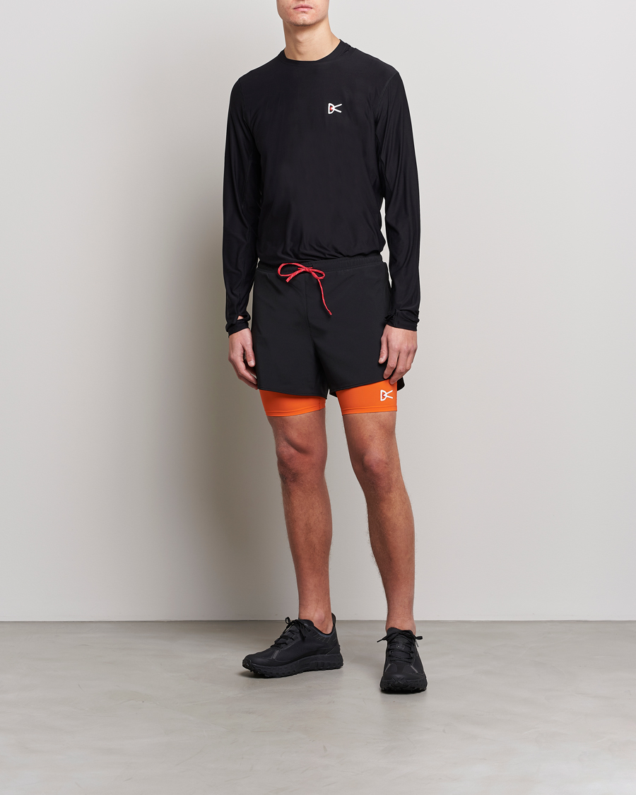 Men | Clothing | District Vision | Aaron Trail Shorts Black