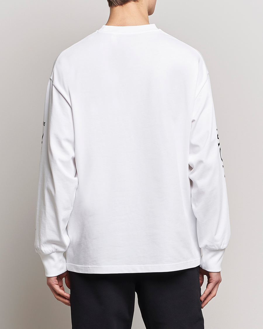 4 Moncler Hyke Long Sleeve T-Shirt White at CareOfCarl.com