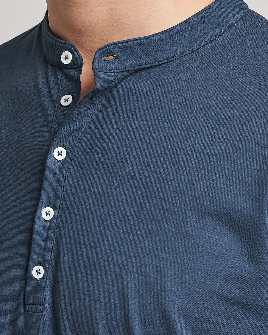 Men | Sweaters & Knitwear | Massimo Alba | Hawai Watercolor Henley Moon Rock