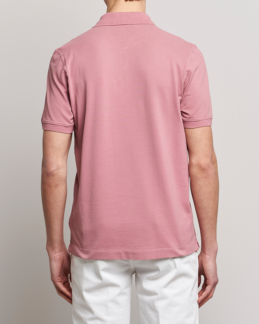 Men | Polo Shirts | Piacenza Cashmere | Portofino Short Sleeve Polo Rosa