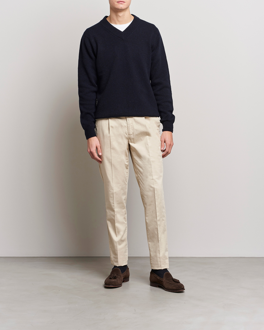 Men | Trousers | PT01 | Gentleman Fit Cotton Stretch Chinos Light Beige