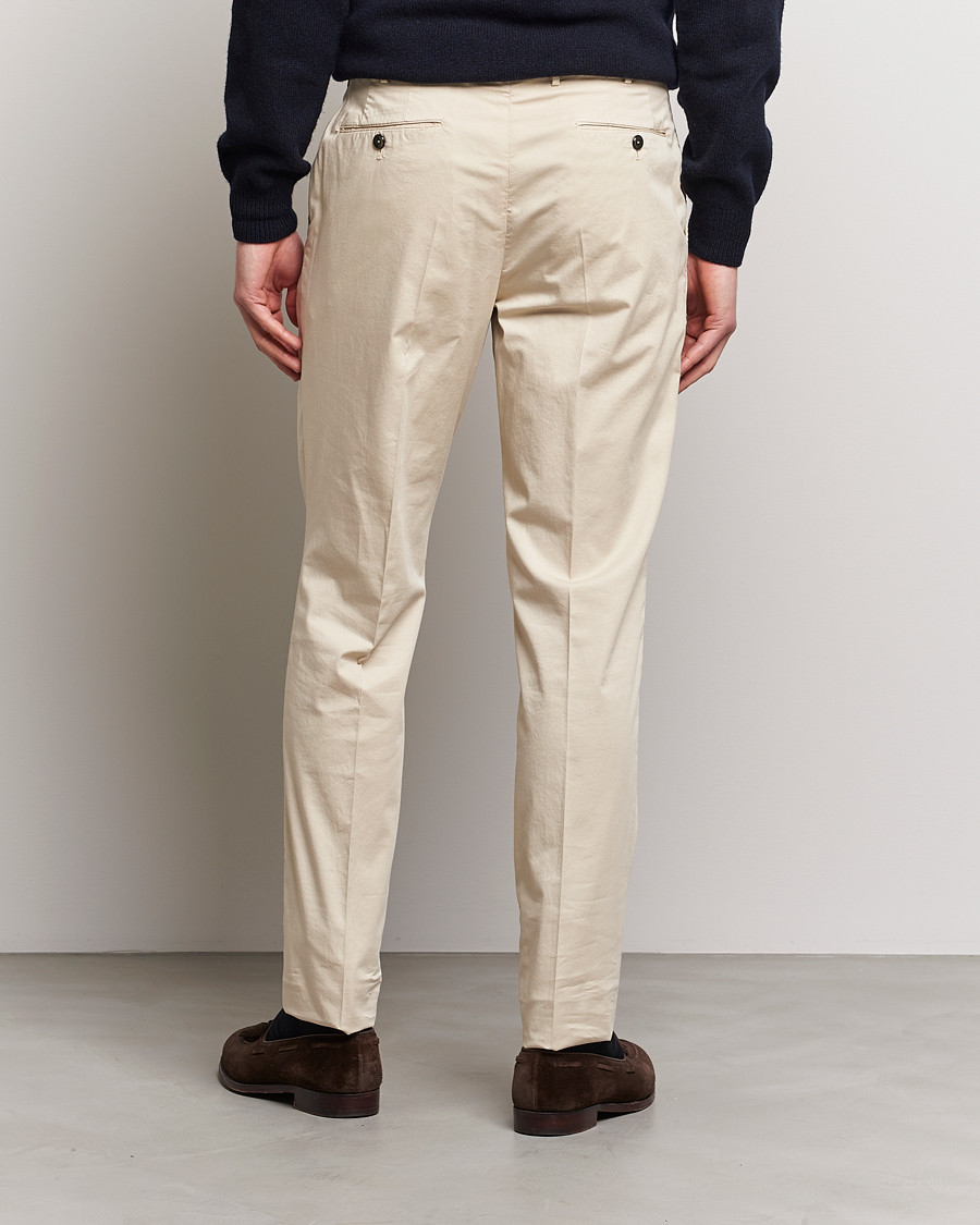 Men | Trousers | PT01 | Gentleman Fit Cotton Stretch Chinos Light Beige