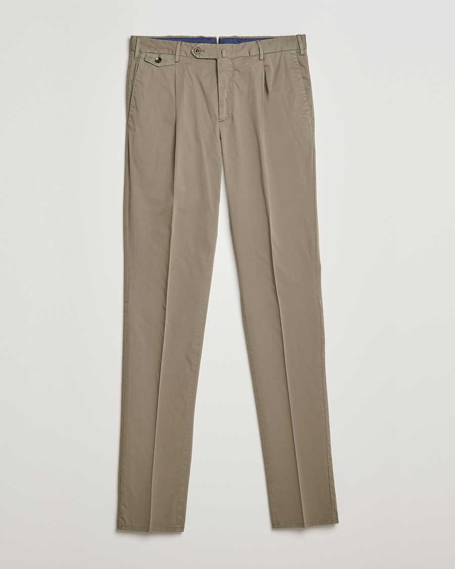 Men | Trousers | PT01 | Gentleman Fit Cotton Stretch Chinos Taupe