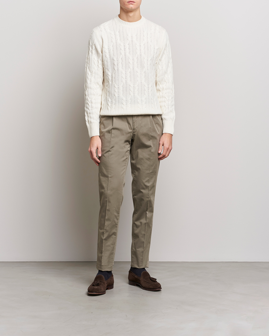 Men | Trousers | PT01 | Gentleman Fit Cotton Stretch Chinos Taupe