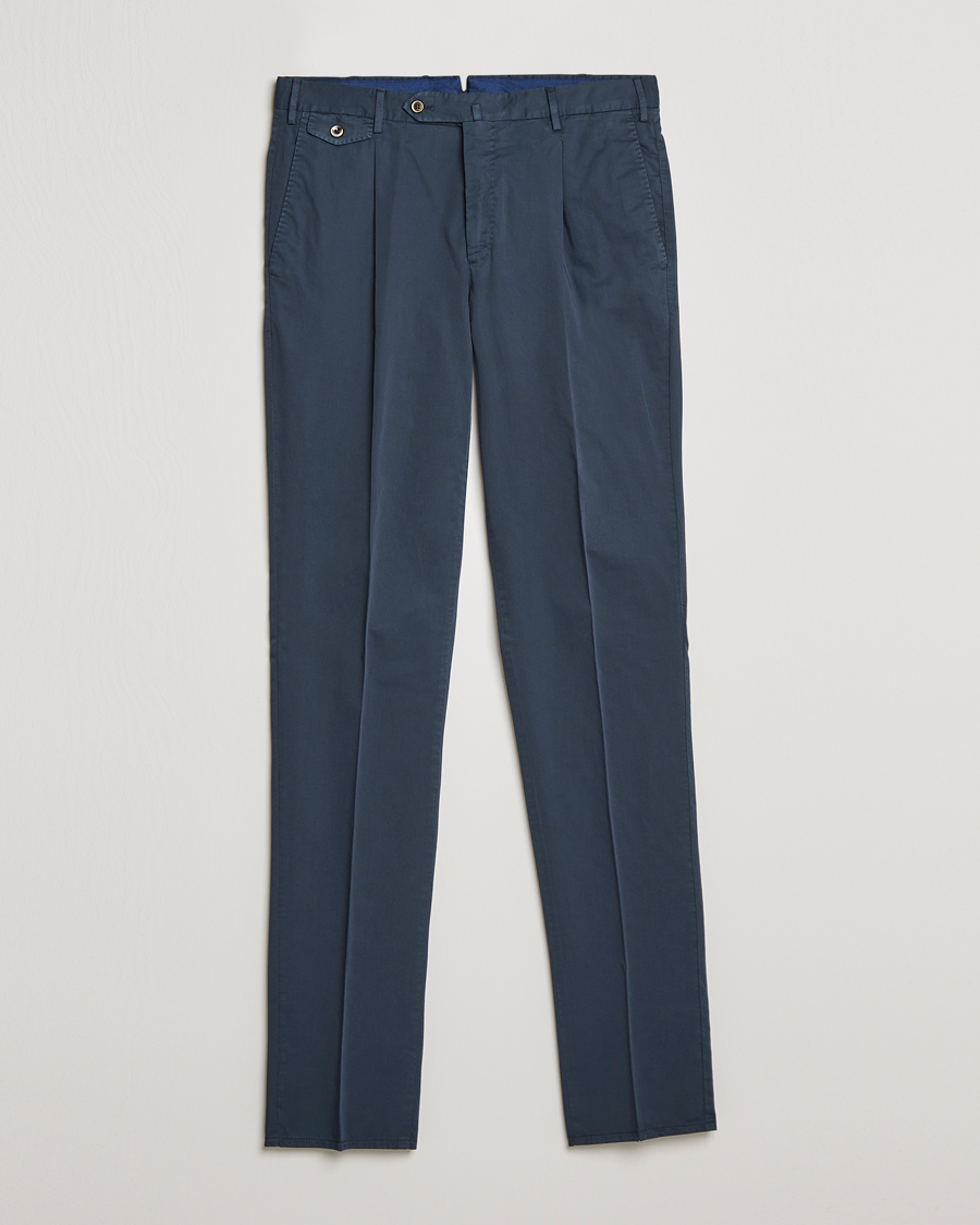 Men | Trousers | PT01 | Gentleman Fit Cotton Stretch Chinos Navy