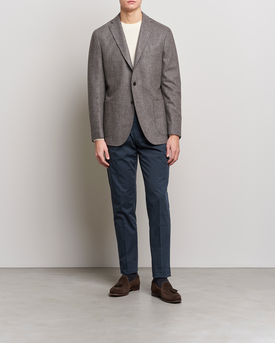 Men | Trousers | PT01 | Gentleman Fit Cotton Stretch Chinos Navy