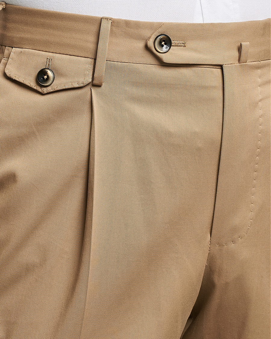 Men | Trousers | PT01 | Gentleman Fit Silkochino Trousers Beige