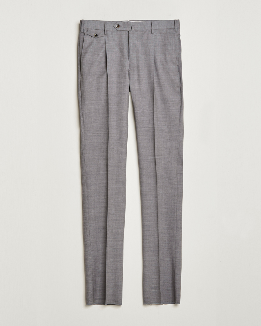 Men | Trousers | PT01 | Gentleman Fit Wool Trousers Light Grey
