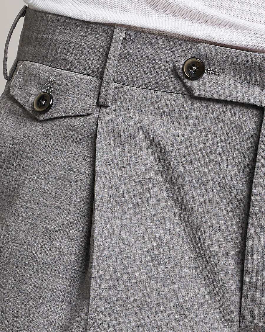Men | Trousers | PT01 | Gentleman Fit Wool Trousers Light Grey
