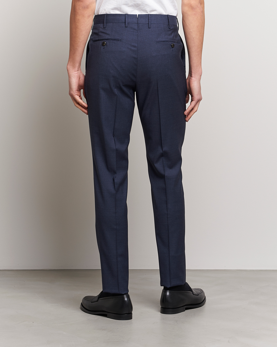Men | Formal Trousers | PT01 | Gentleman Fit Wool Trousers Dark Blue