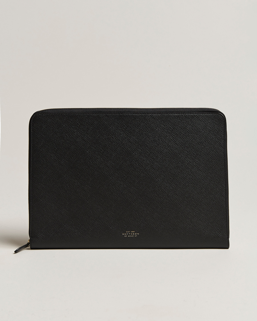 Men | Smythson Panama Laptop Case 13
