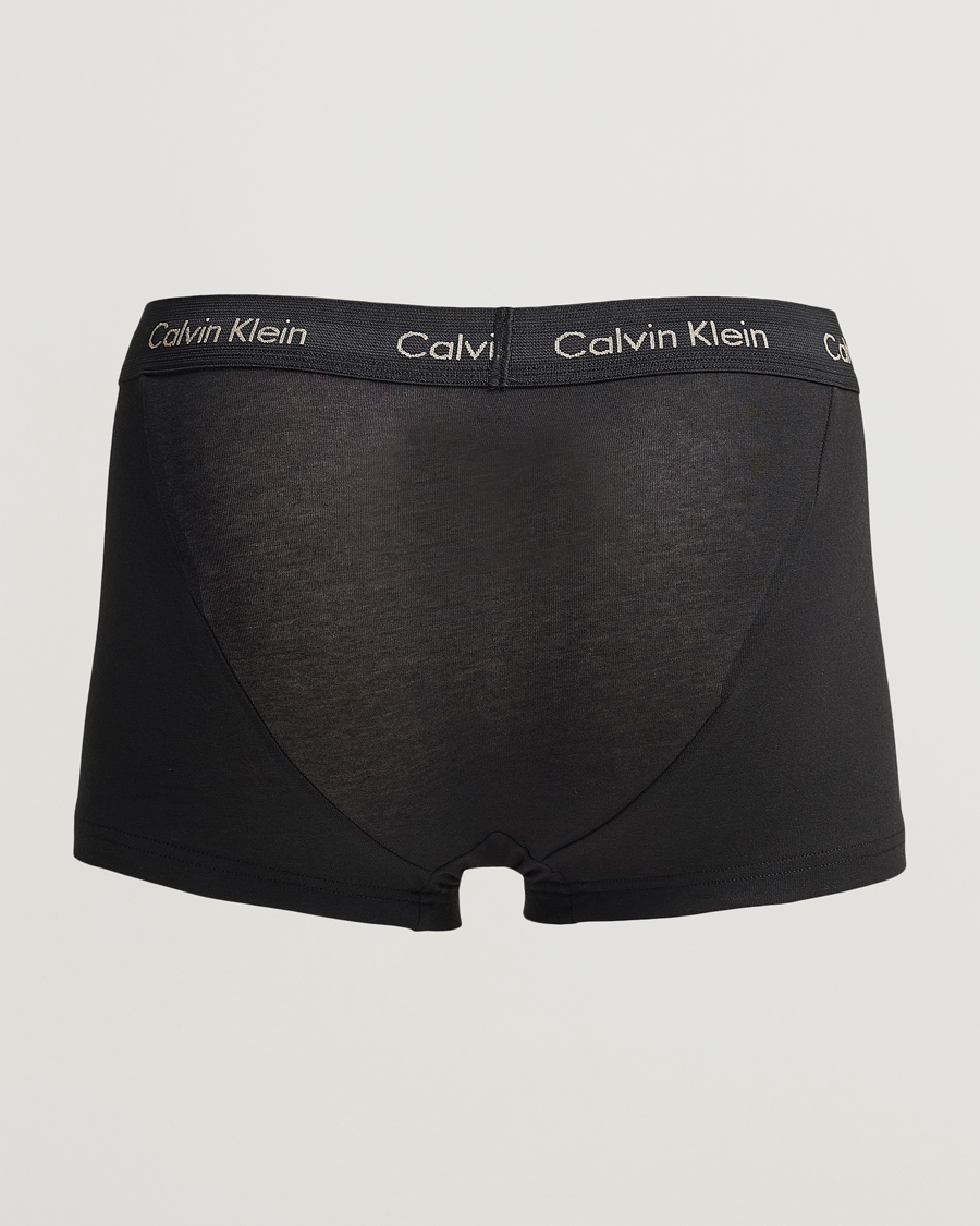 Calvin Klein Cotton Stretch Trunk 3-Pack Black at 