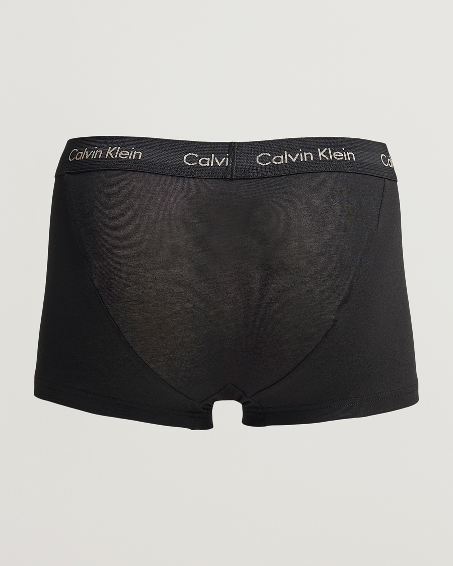 Men | Underwear & Socks | Calvin Klein | Cotton Stretch Trunk 3-Pack Black