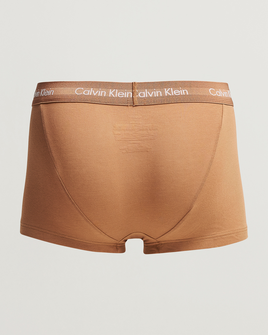 Men | Underwear & Socks | Calvin Klein | Cotton Stretch Trunk 3-Pack Black/Khaki/Beige