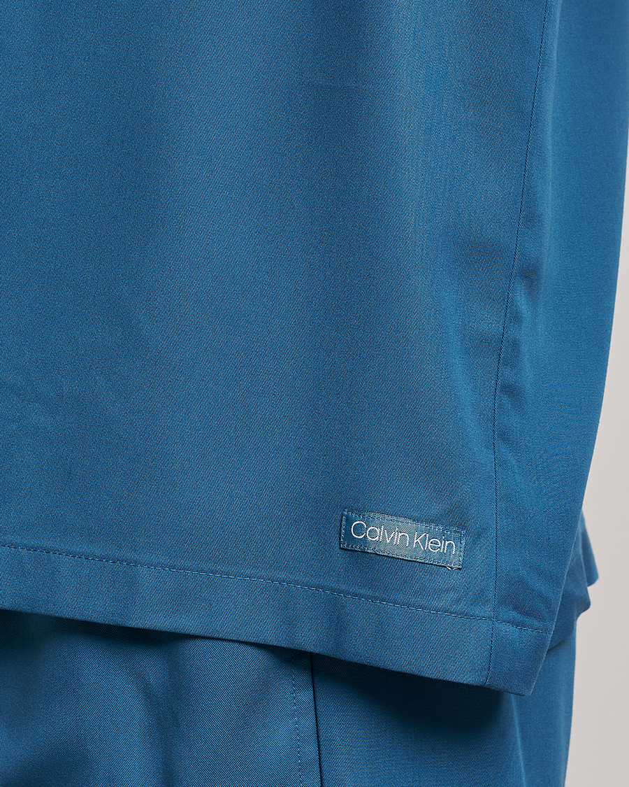 Men | Shirts | Calvin Klein | Lyocell Short Sleeve Loungewear Shirt Midnight