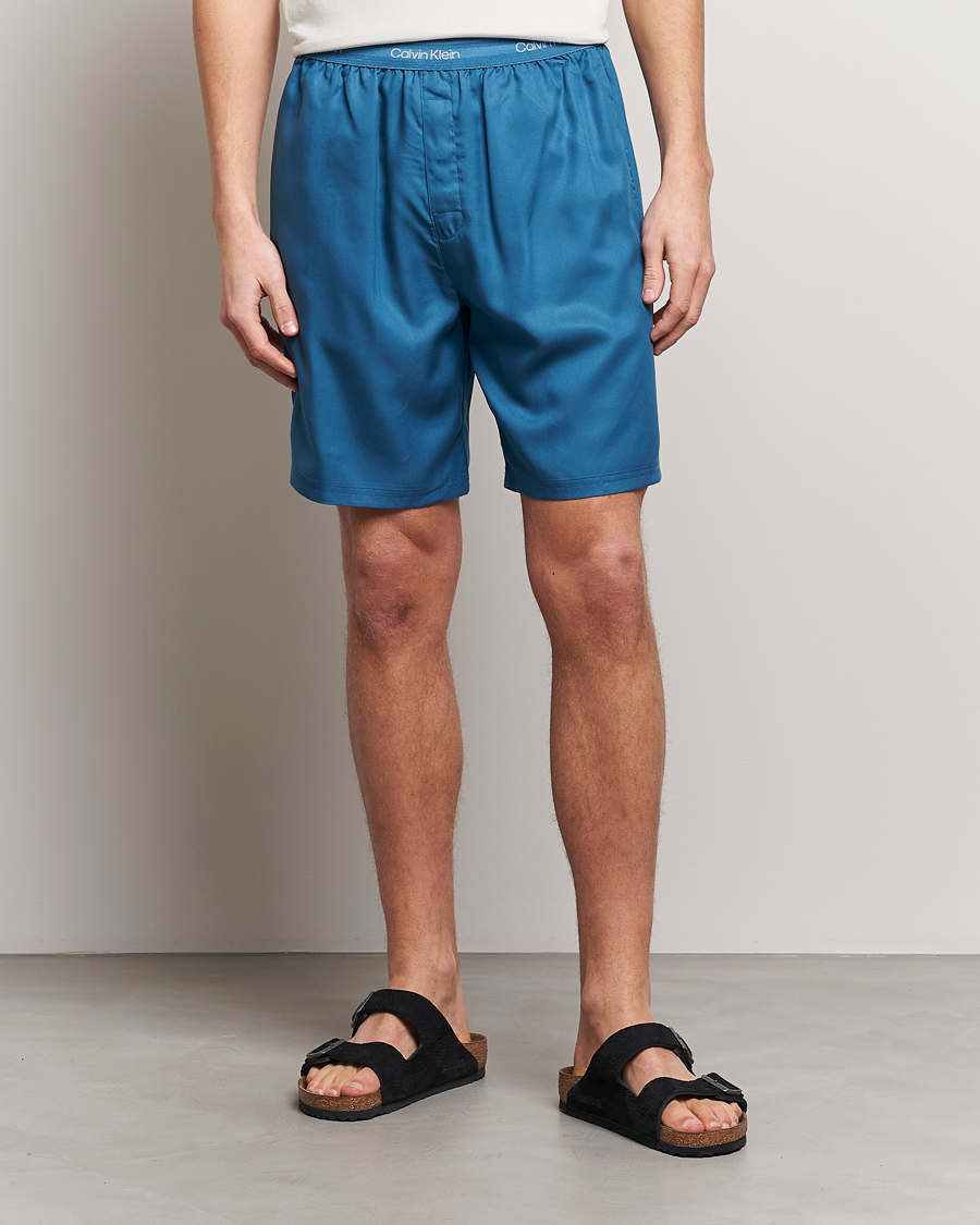 Men | Sweatshorts | Calvin Klein | Lyocell Loungewear Shorts Midnight