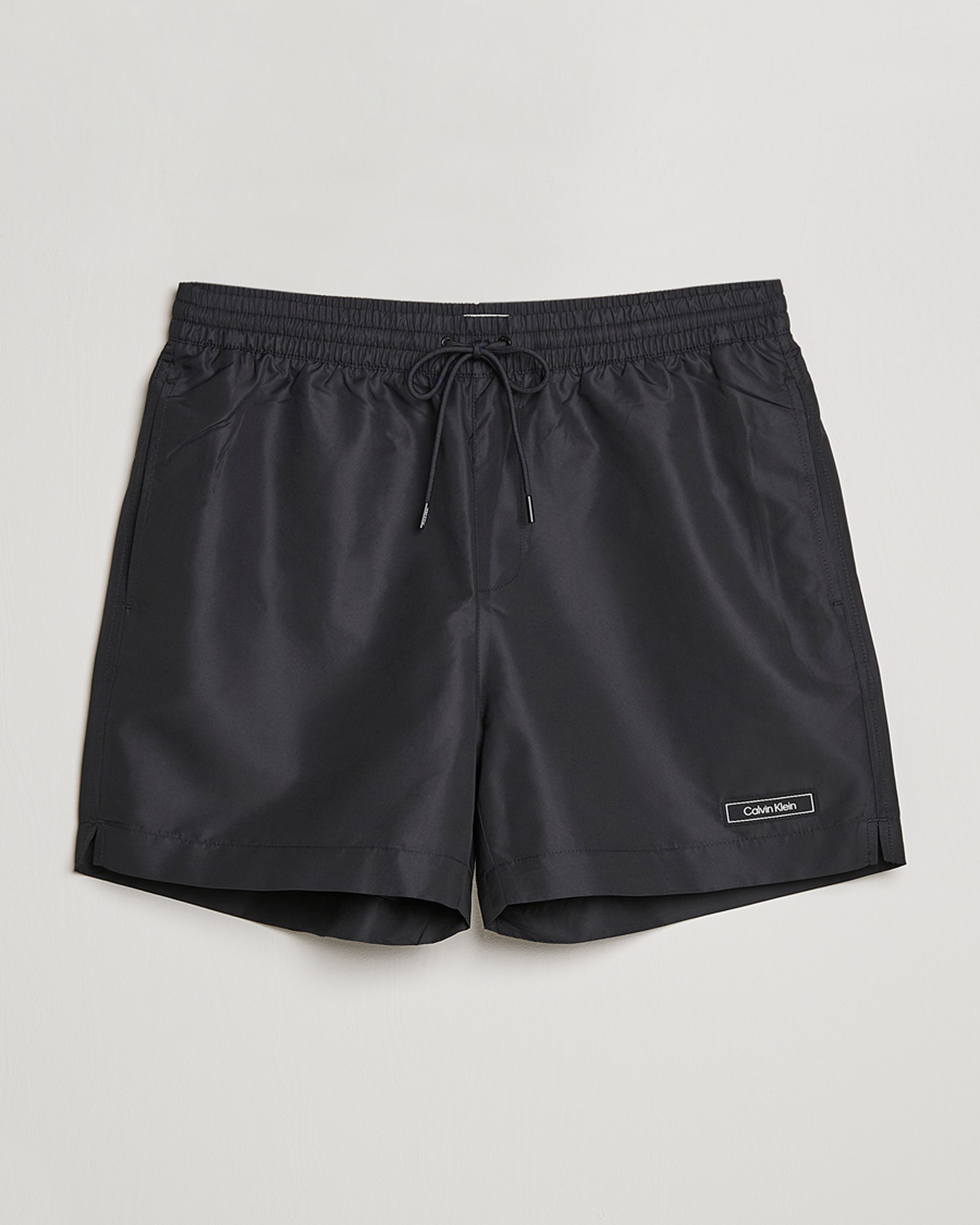 Men | Swimwear | Calvin Klein | Logo Drawstring Swimshorts Black