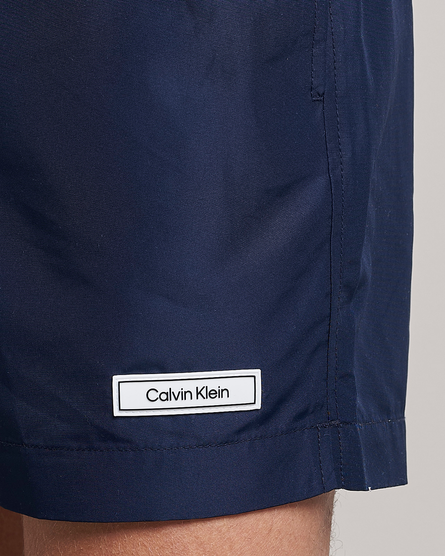 Men | Swimwear | Calvin Klein | Logo Drawstring Swimshorts Navy Iris