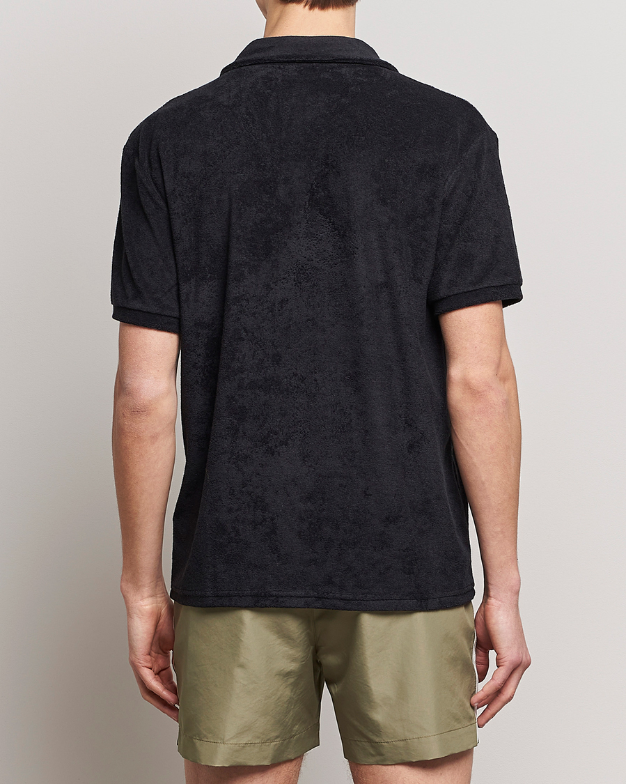Men | Polo Shirts | Calvin Klein | Terry Polo Black
