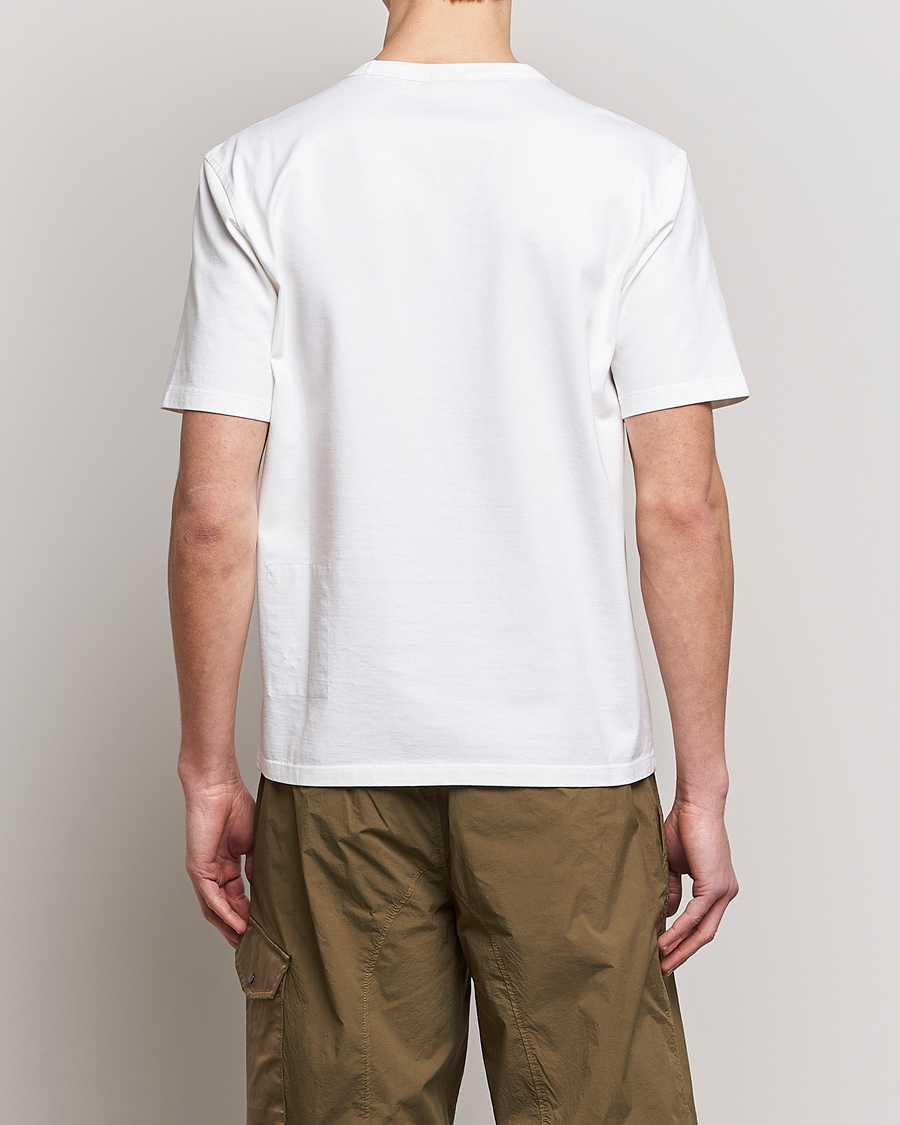 Men | T-Shirts | Ten c | Garment Dyed Cotton Jersey T-Shirt White