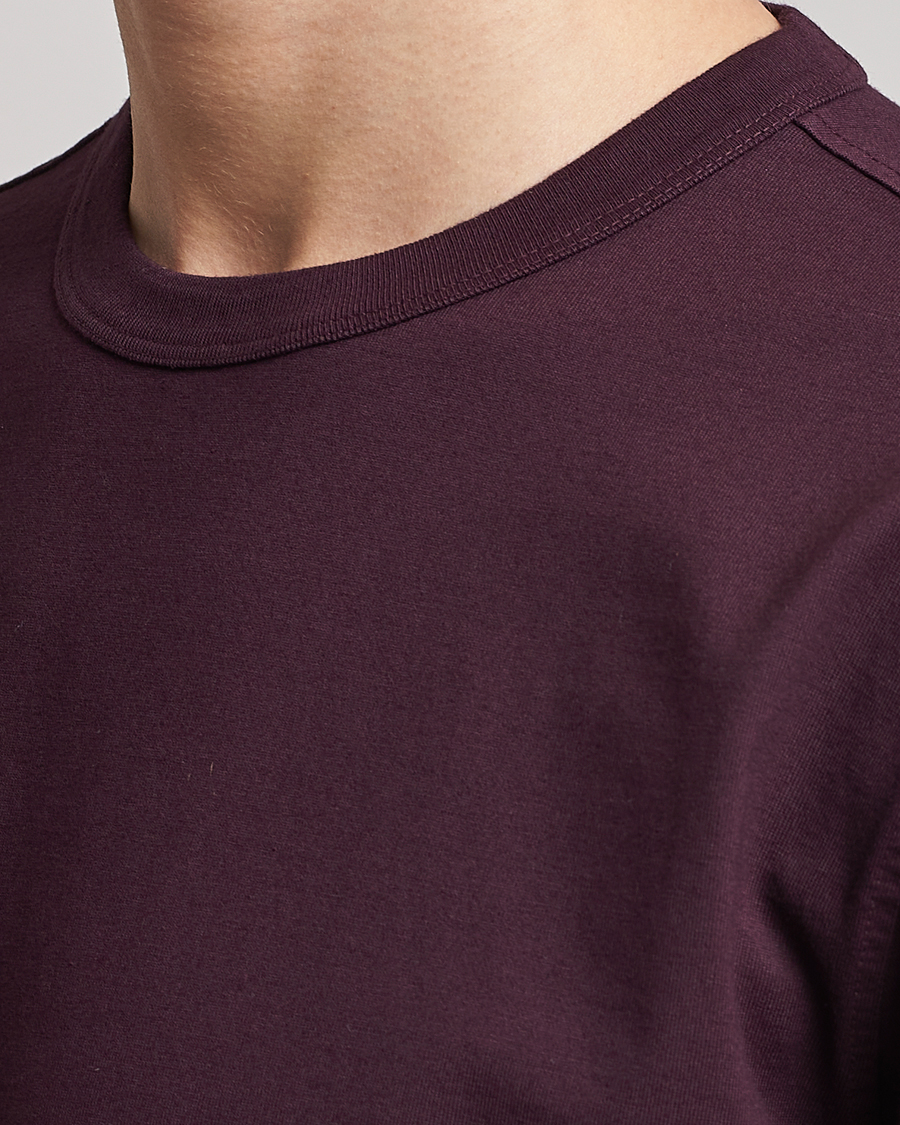 Men | T-Shirts | Ten c | Garment Dyed Cotton Jersey T-Shirt Blackberry